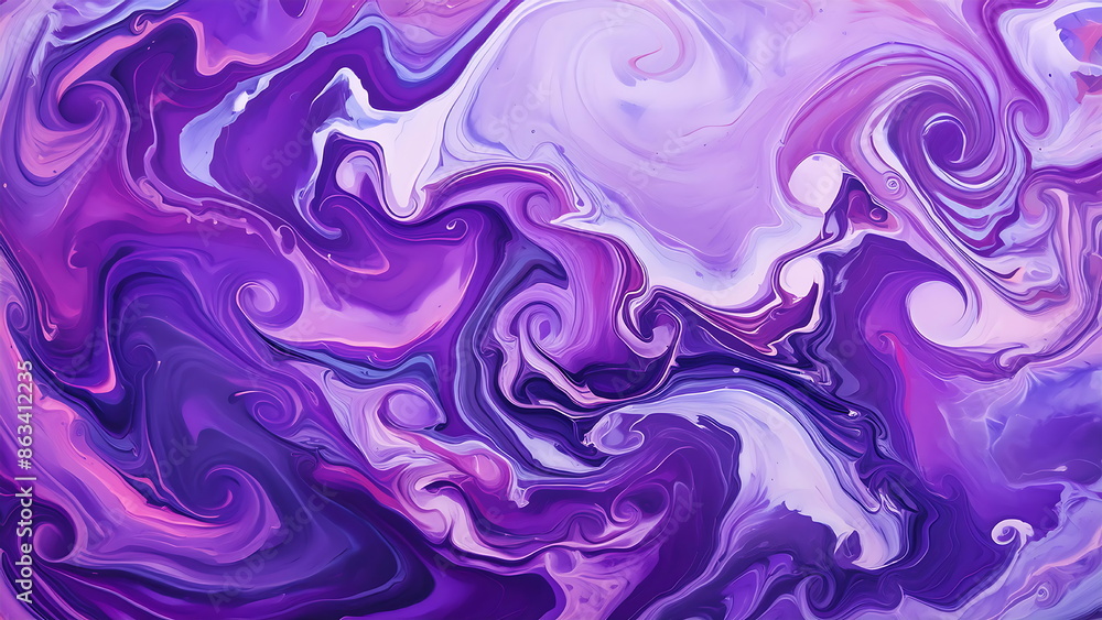 Abstract art background with swirls of purple, pink, white and blue paint. Marble texture design with swirled colors. Abstract art background with swirls of purple, pink, white and blue paint. Marble texture design with swirled colors.