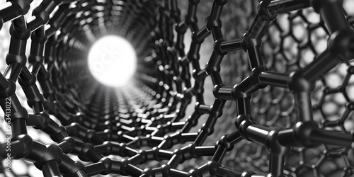 Nanotechnology Visualization of Carbon Nanotubes, A carbon nanotube, a carbon allotrope, most investigated nanomaterials exceptional mechanical, electrical, and thermal properties