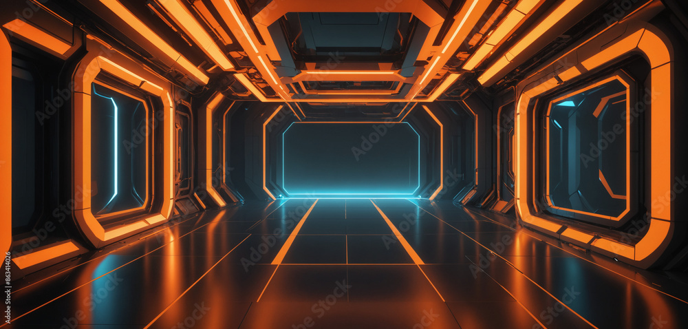 Futuristic Liminal Space Futuristic Liminal Space