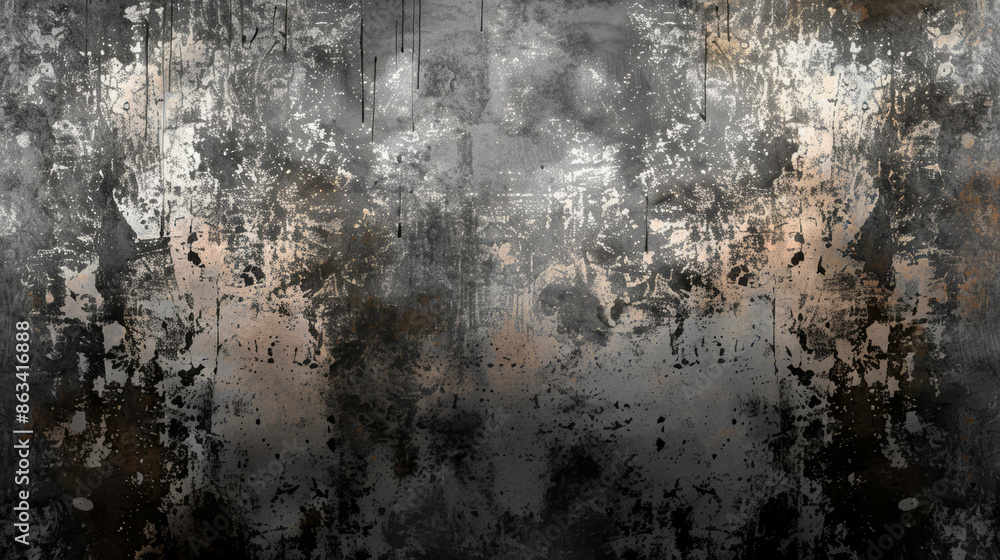 A wall with graffiti and paint splatters, backdrop overlay A wall with graffiti and paint splatters, backdrop overlay