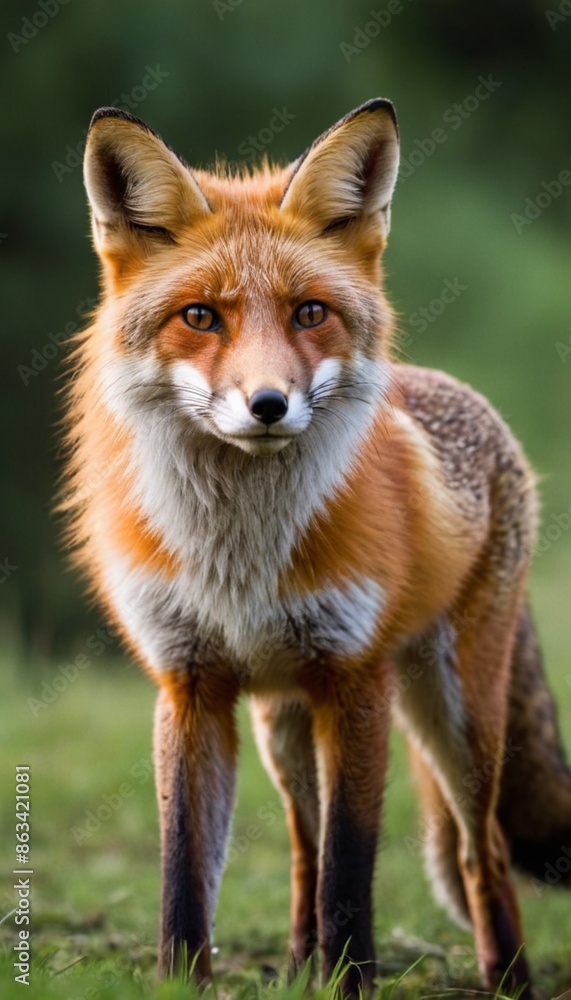Red Fox in a Forest Red Fox in a Forest