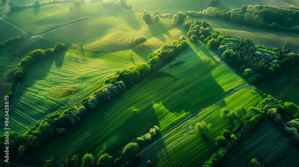aerial view of beautiful green landscape, relaxing wallpaper, background aerial view of beautiful green landscape, relaxing wallpaper, background