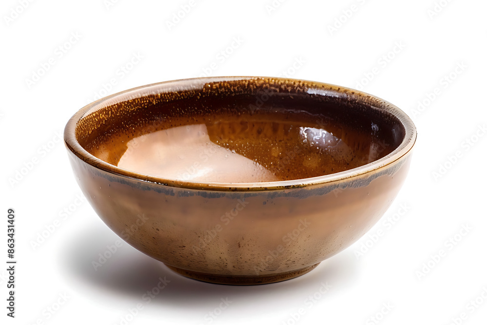 Empty ceramic bowl isolated on white background. Clipping path included. Empty ceramic bowl isolated on white background. Clipping path included.