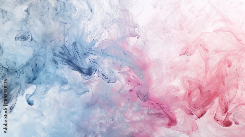 Watercolor smoke flow on wet paper textured background Watercolor smoke flow on wet paper textured background