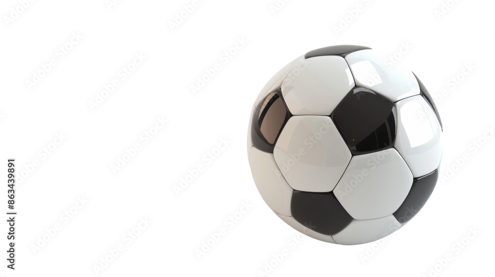 Soccer ball on transparent background Soccer ball on transparent background