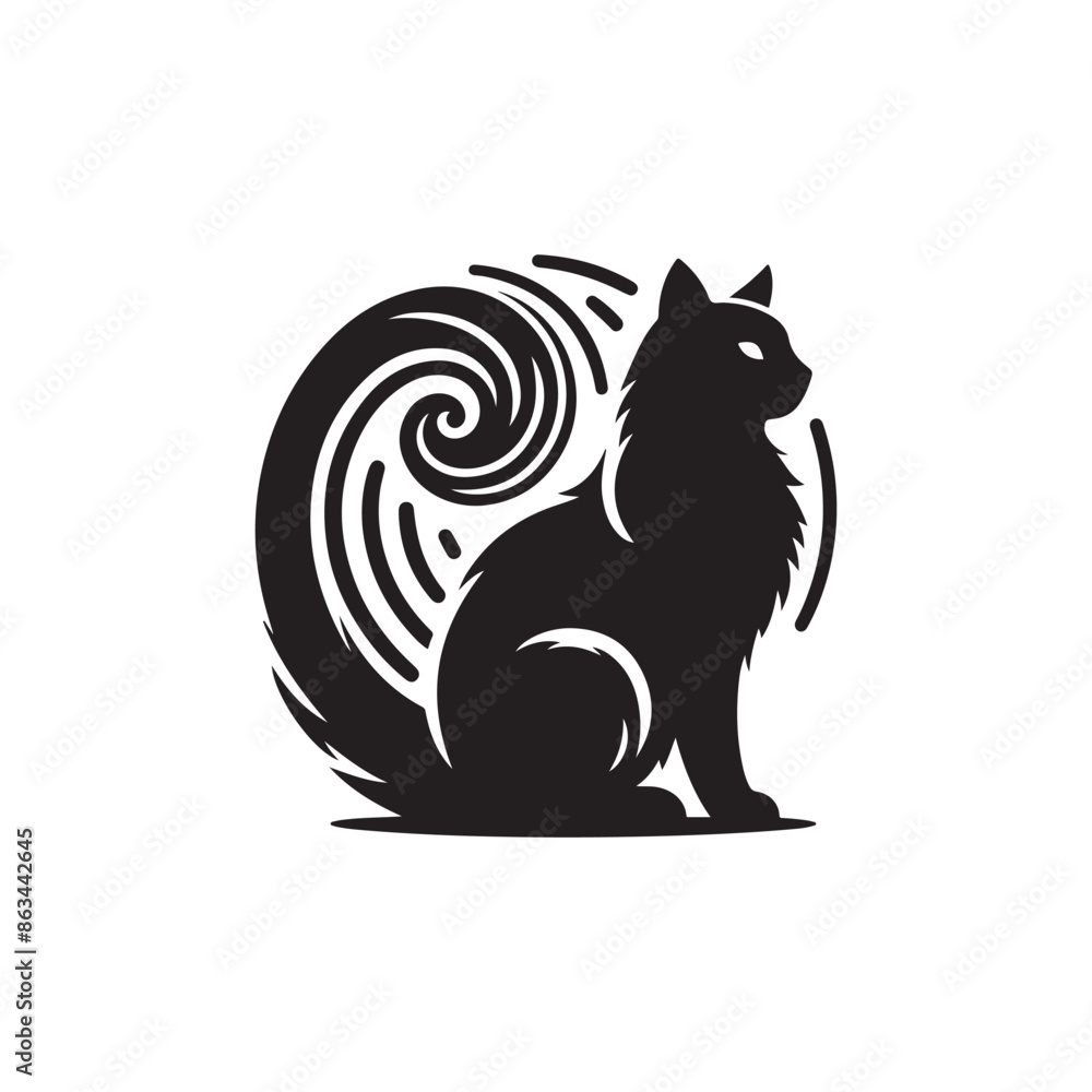 Set of black cats looking out the window. Collection of cartoon cats peeking of the corner. Funny peeking pets. Playful kitten. Vector illustration on white background. Set of black cats looking out the window. Collection of cartoon cats peeking of the corner. Funny peeking pets. Playful kitten. Vector illustration on white background.