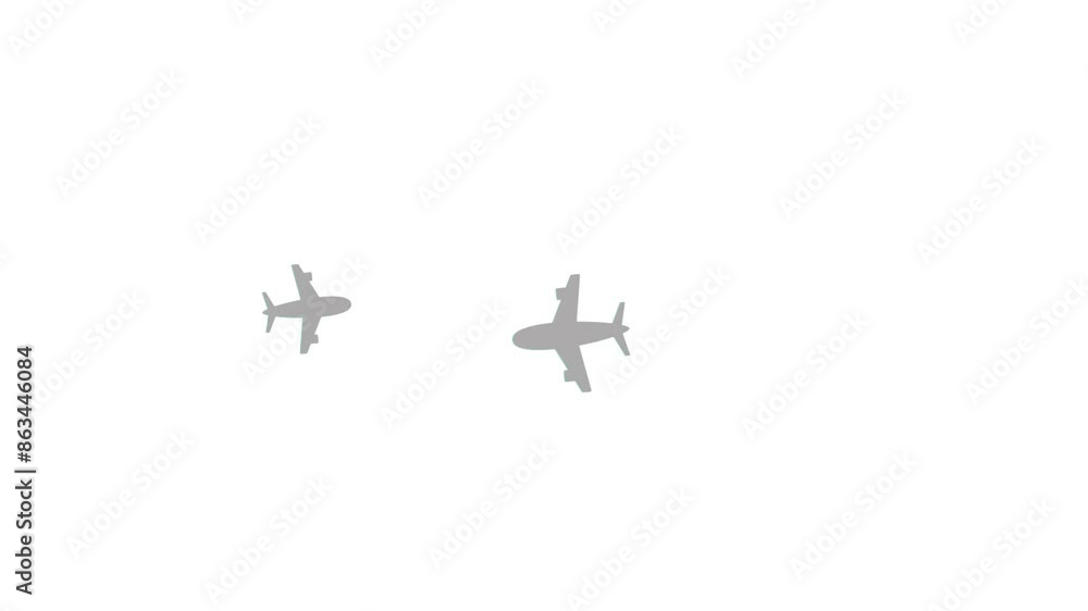 airplane animation, animated icon, video, mp4 airplane animation, animated icon, video, mp4