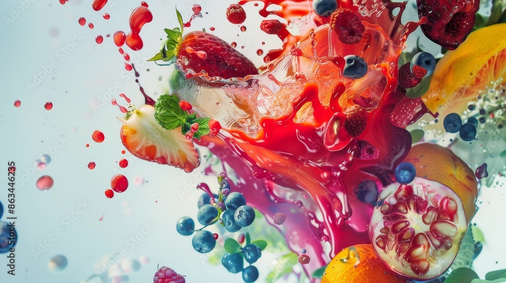 Fototapeta premium Mood-setting food imagery for design projects.