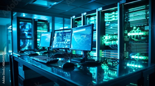 Wallpaper Mural コンピュータとパソコン、テクノロジーのビジネスイメージ Torontodigital.ca