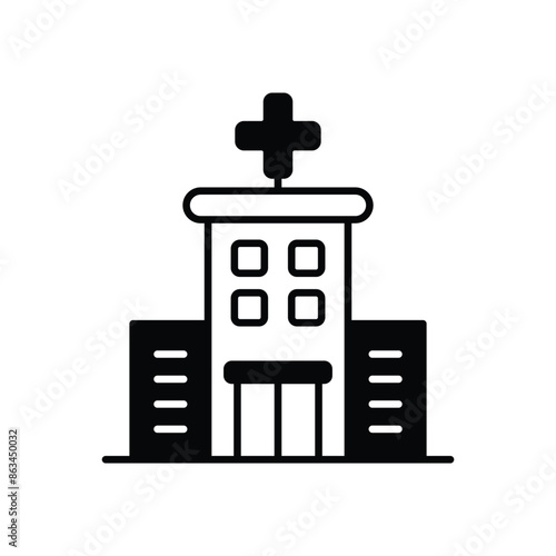 Hospital Vector Icon