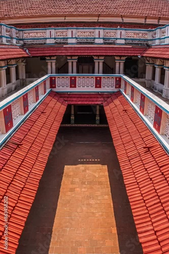 Chettinadu Style Heritage Homes in Karaikudi, Pallathur, Athangudi & Kothamangalam are the most lavish & exquisite architectural beauty. This beautiful edifice situated at Chettinad region, Sivagangai photo