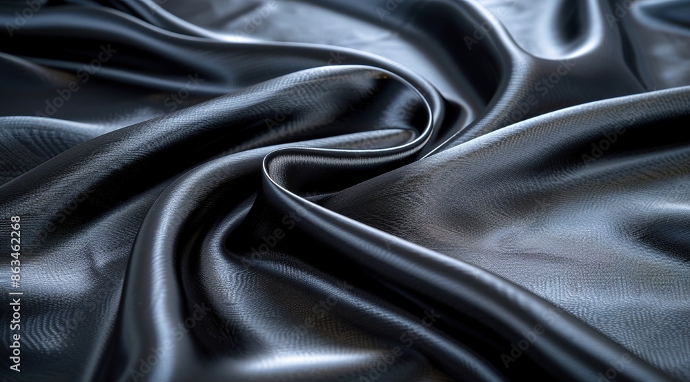 Fototapeta premium black satin background