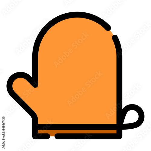 kitchen glove icon 