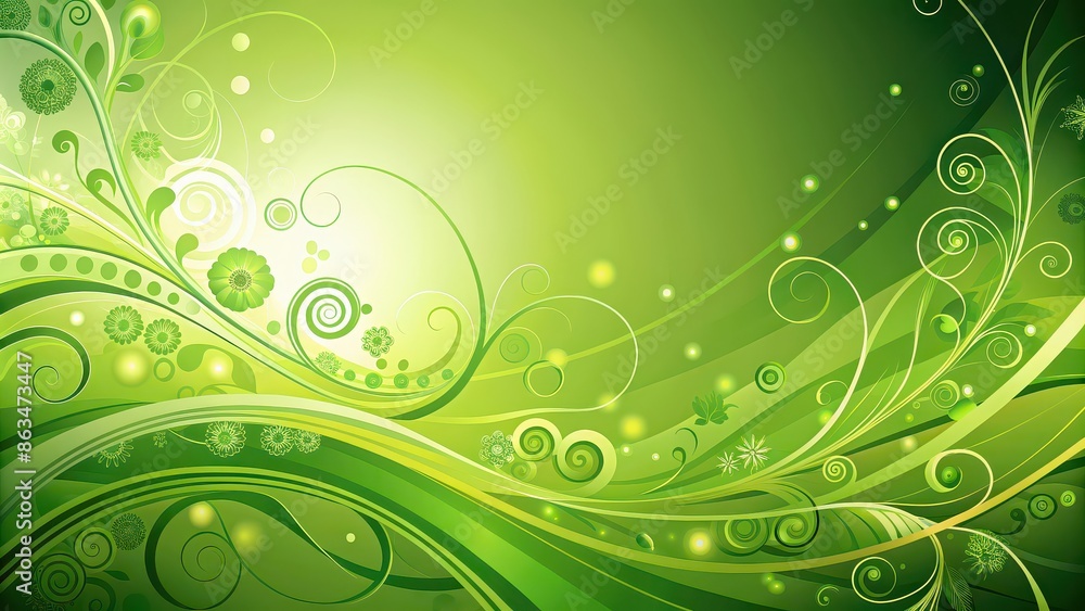 Green abstract background with swirls and gradients , green, abstract, background, design, texture, pattern, artistic, vibrant Green abstract background with swirls and gradients , green, abstract, background, design, texture, pattern, artistic, vibrant