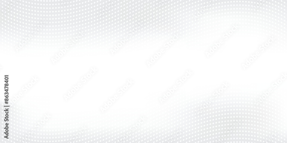 Abstract white background with gray dynamic dots curve. Vector illustration Abstract white background with gray dynamic dots curve. Vector illustration