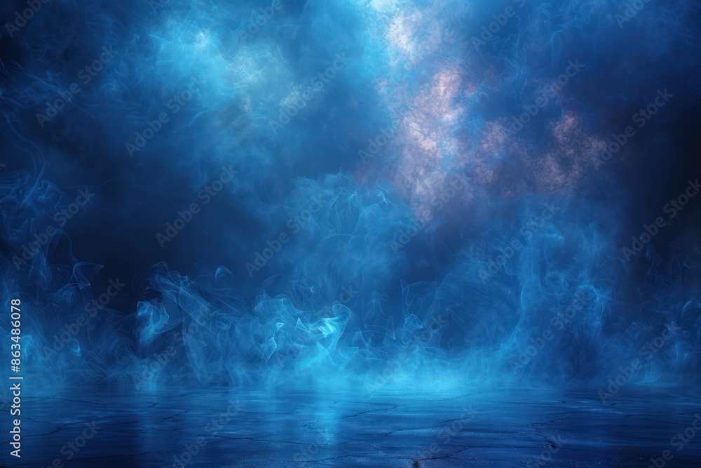 Smooth Gradient Background in Blue or Black Smooth Gradient Background in Blue or Black