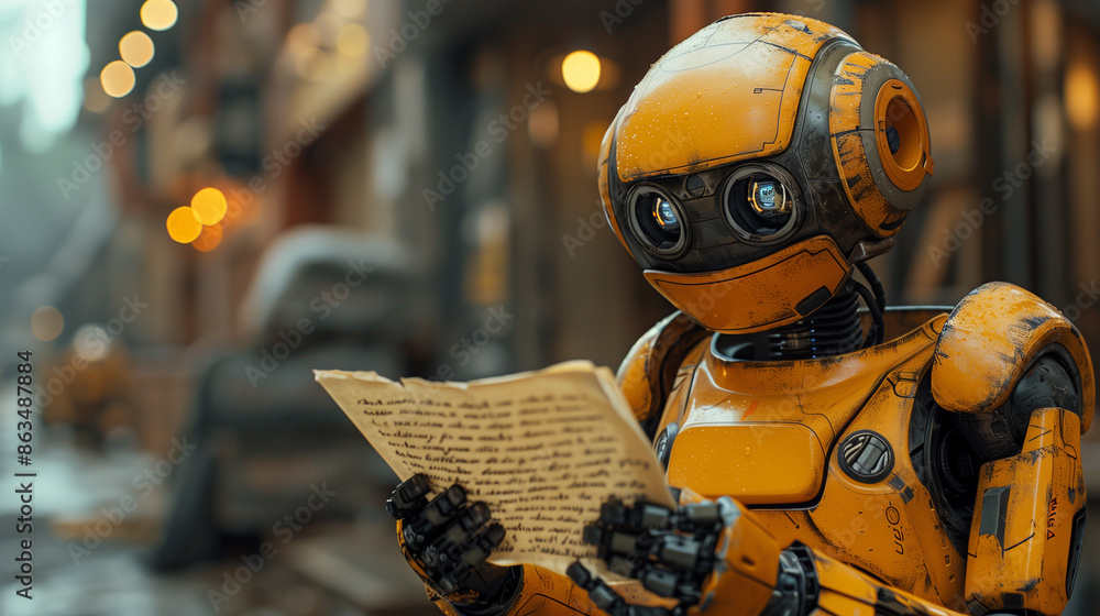 Robots writing and reading Robots writing and reading