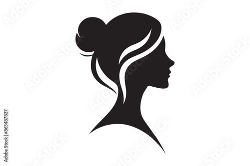 Man silhouette vector art illustration.