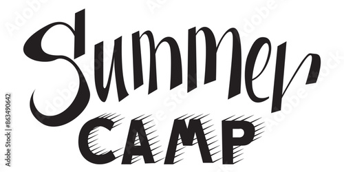 Summer camp T shirt Design, Vector camping T shirt design, camping shirt, camping, hiking, outdoor, typography T shirt design . Vector illustration