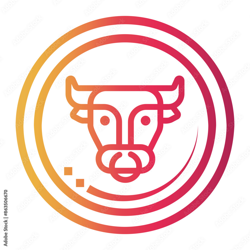 Fototapeta premium taurus icon