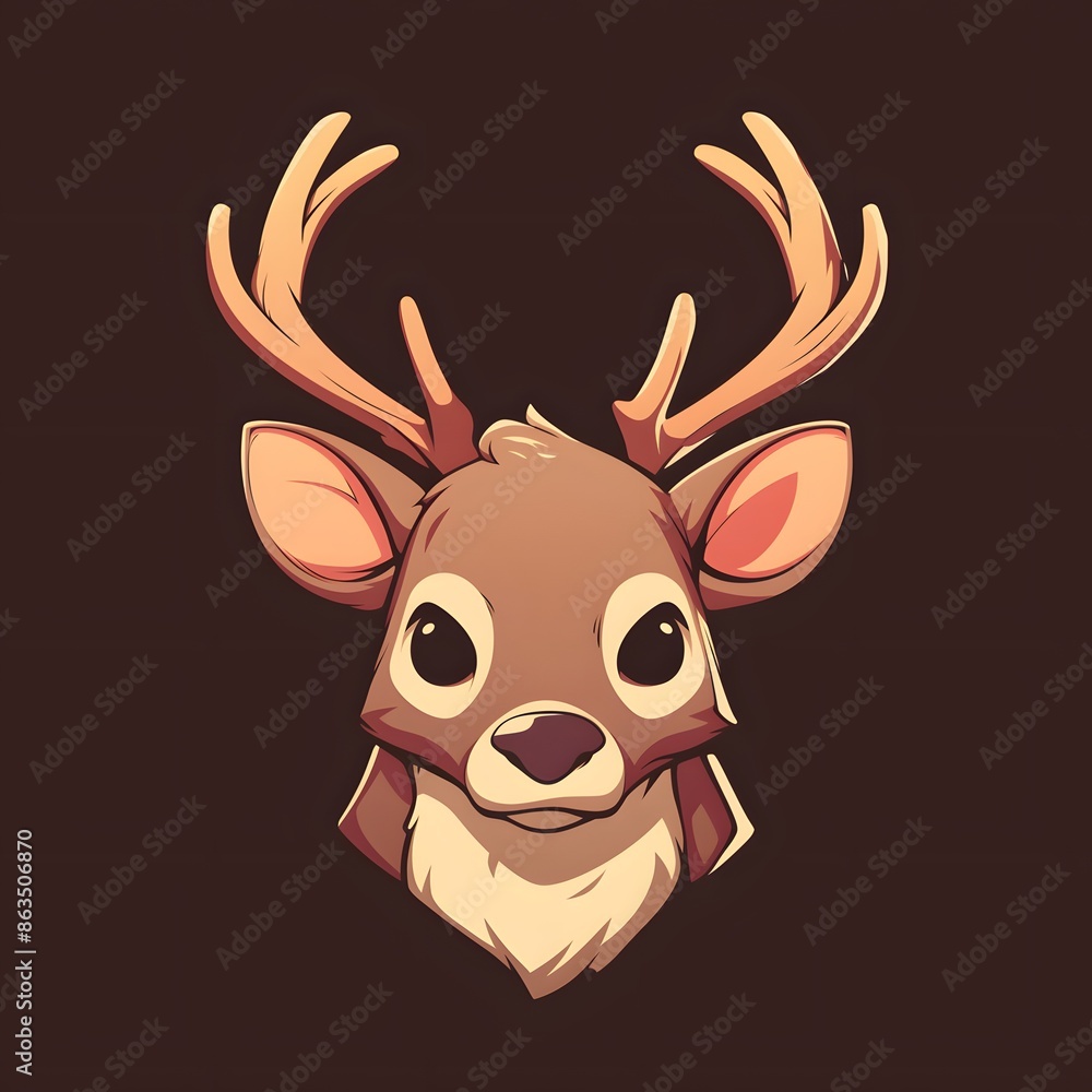 Fototapeta premium deer mascot 