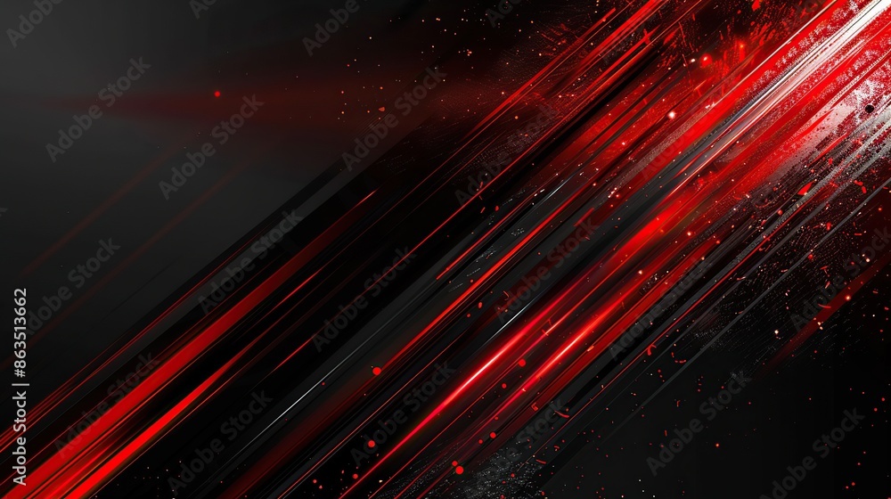 A black and red striped background with red lines A black and red striped background with red lines