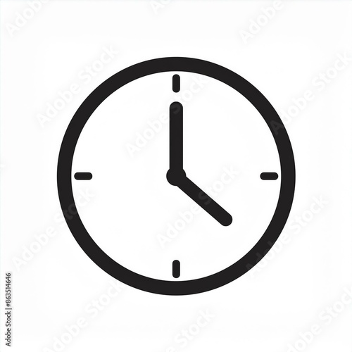 clock icon illustration