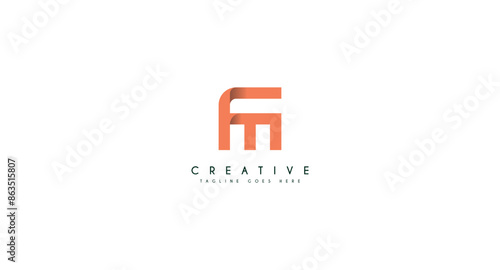 Initial Letter FM logo design vector illustration. © Wahyu