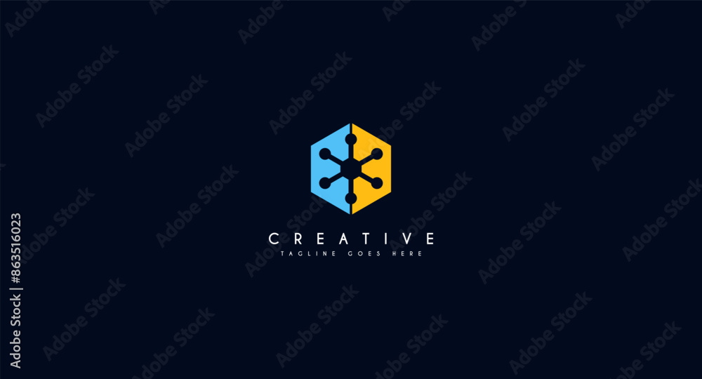 Obraz premium Drone logo design vector illustration.