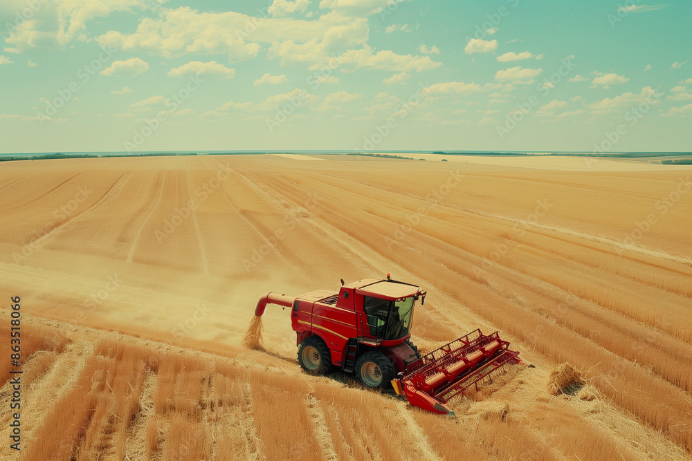 Indigo Horizon Harvester: Massive Farm Field Operations Indigo Horizon Harvester: Massive Farm Field Operations