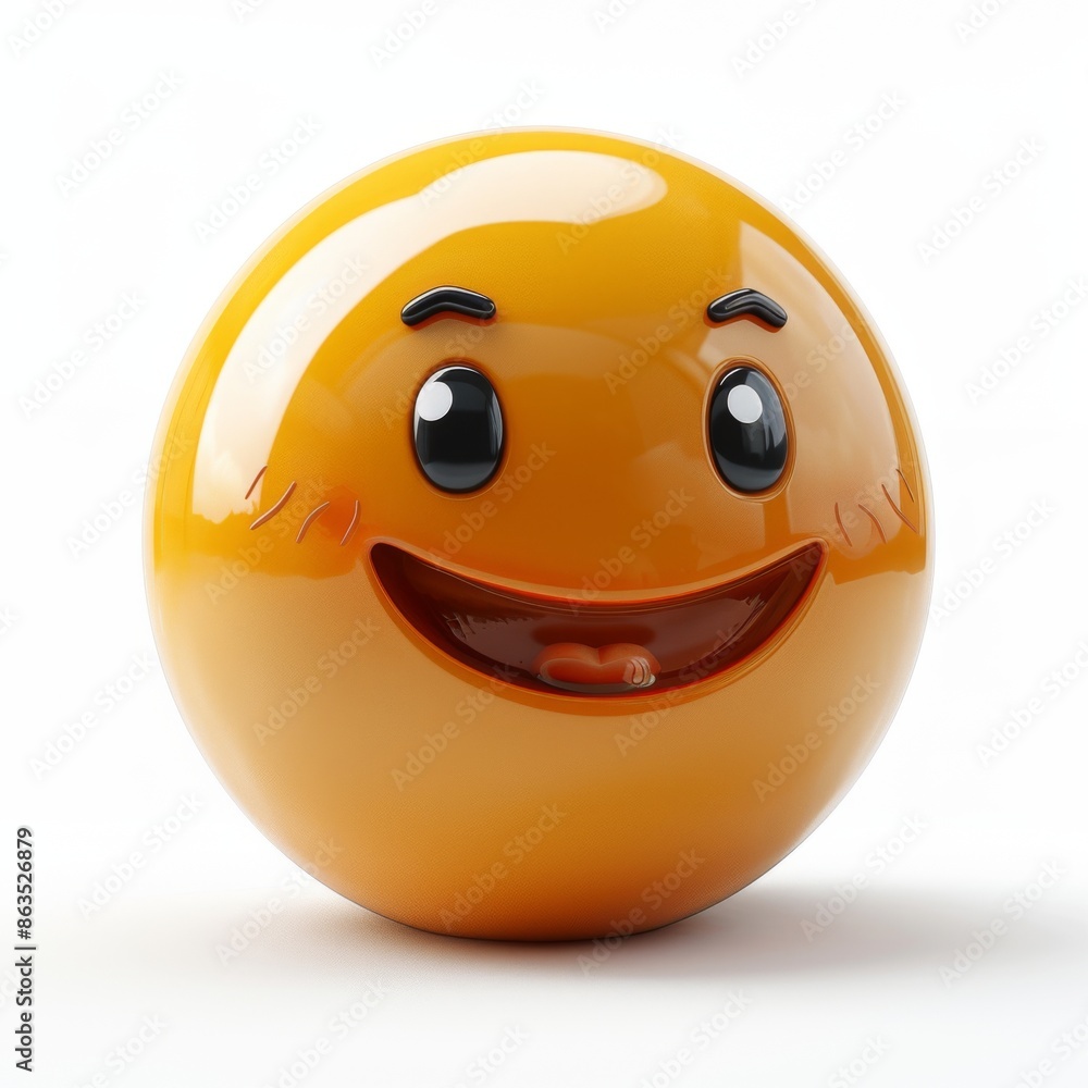 3D AI emoji cartoons express facial expressions and emotions against a transparent white background. 3D AI emoji cartoons express facial expressions and emotions against a transparent white background.