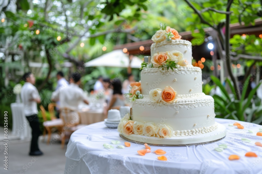 wedding cake decorated with flowers wedding cake decorated with flowers
