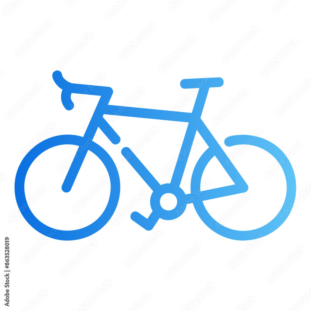 bike gradient icon bike gradient icon