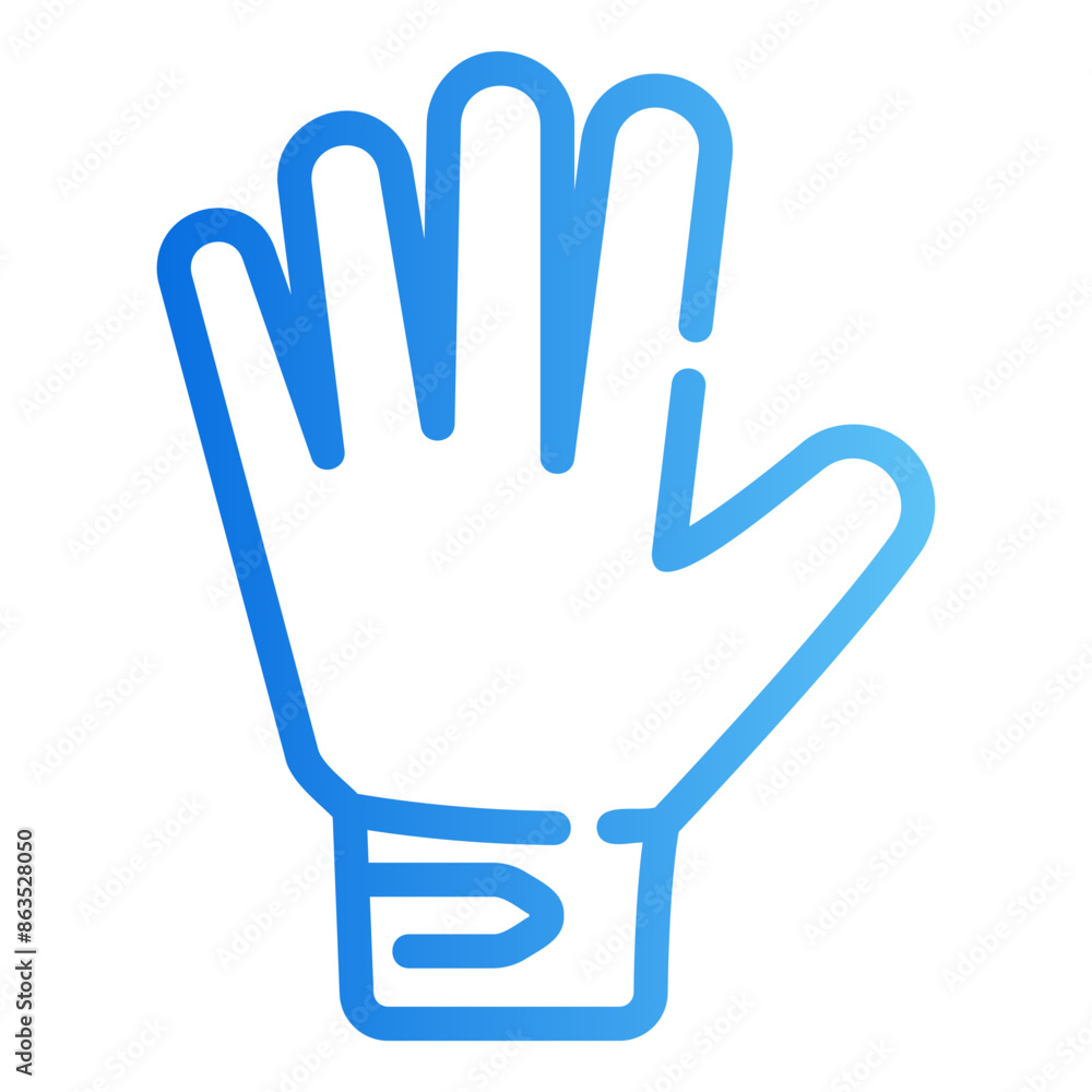 glove gradient icon glove gradient icon