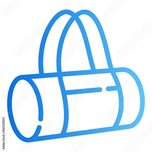 duffle bag gradient icon