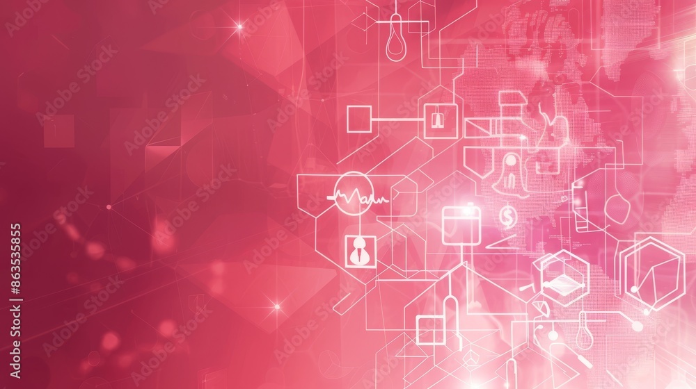 Fototapeta premium Healthcare Management Presentation