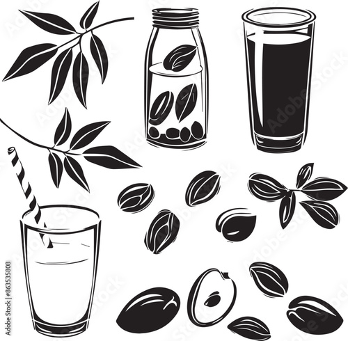 Elegant Silhouette Vector Illustrations 
