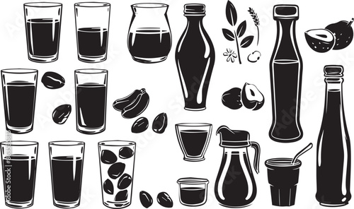 Elegant Silhouette Vector Illustrations 