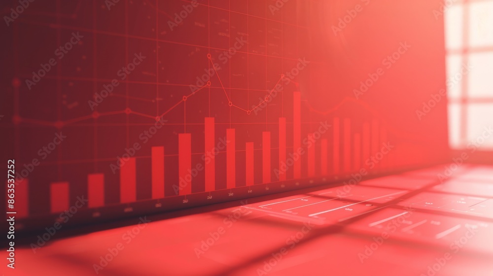 Fototapeta premium Marketing Plan Slide