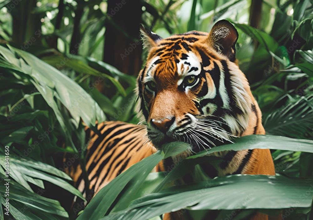 Fototapeta premium Tiger on the Prowl