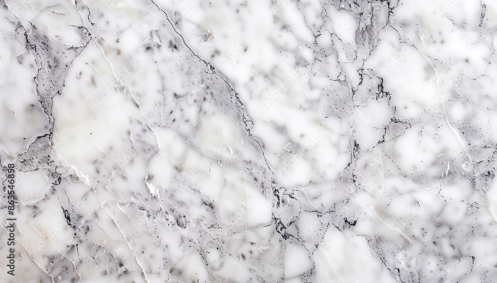 Fototapeta premium Elegant Simplicity: White Carrara Marble Close-Up - Natural Grey Veins, High Resolution - Ideal for Classic Designs