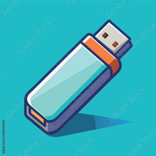 USB symbol Web-based isometric depiction of a USB vector icon
