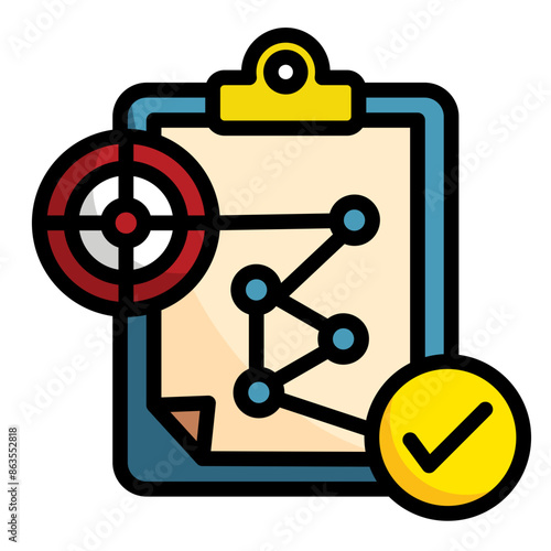 Critical Path Method Icon