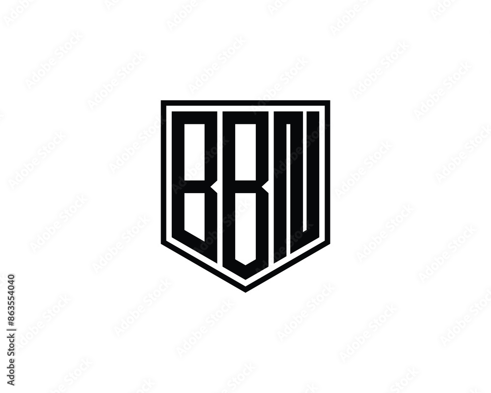 BBN Logo design vector template BBN Logo design vector template