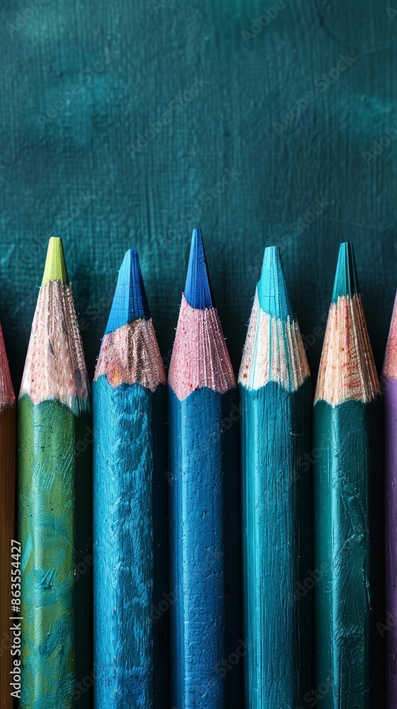A close-up of a hand-drawn banner featuring colorful pencils against a teal background. The banner is a back-to-school design, perfect for a classroom or school event. Back to school A close-up of a hand-drawn banner featuring colorful pencils against a teal background. The banner is a back-to-school design, perfect for a classroom or school event. Back to school