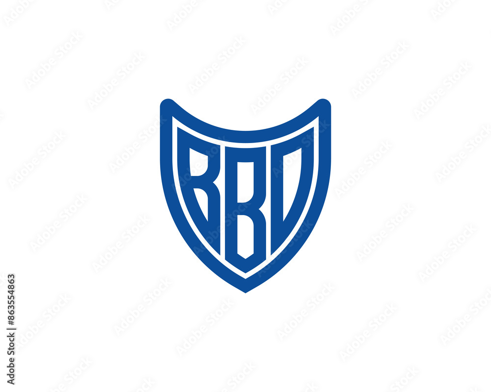 BBO logo design vector template BBO logo design vector template
