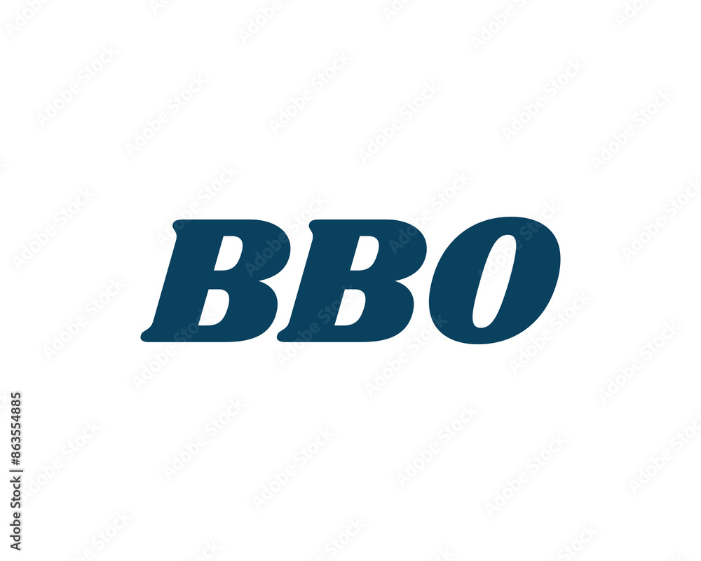 BBO logo design vector template BBO logo design vector template