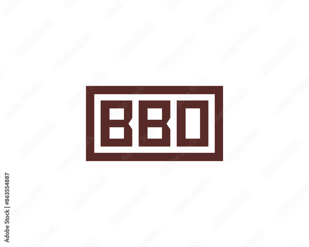 BBO logo design vector template BBO logo design vector template