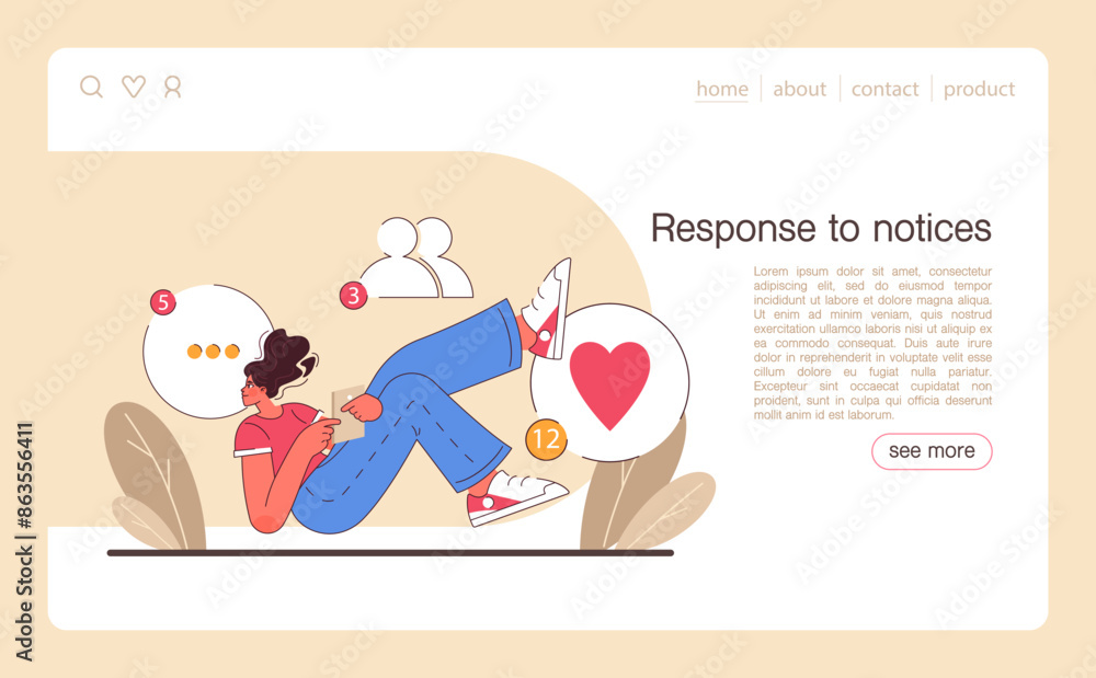 Digital multitasking web banner or landing page. Effective and competent Digital multitasking web banner or landing page. Effective and competent