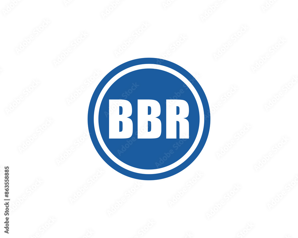 BBR logo design vector template BBR logo design vector template
